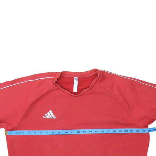 Mens UK Size XL adidas Red Pullover Sweatshirt