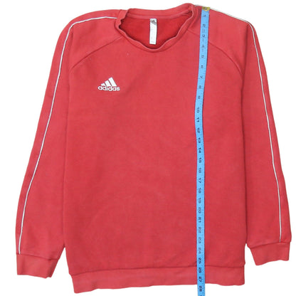 Mens UK Size XL adidas Red Pullover Sweatshirt