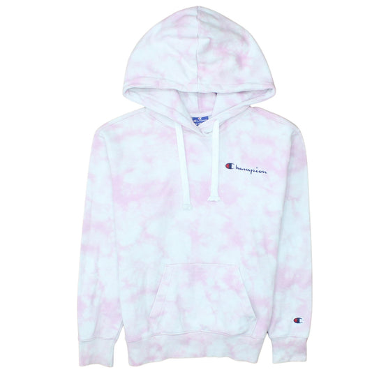 Womens UK Size XS Champion Pink Pullover Hoodie