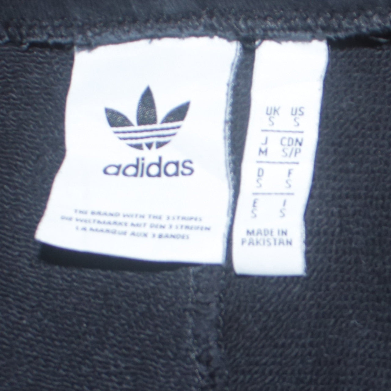 Mens UK Size S adidas Regular Fit Jogger Black Trousers