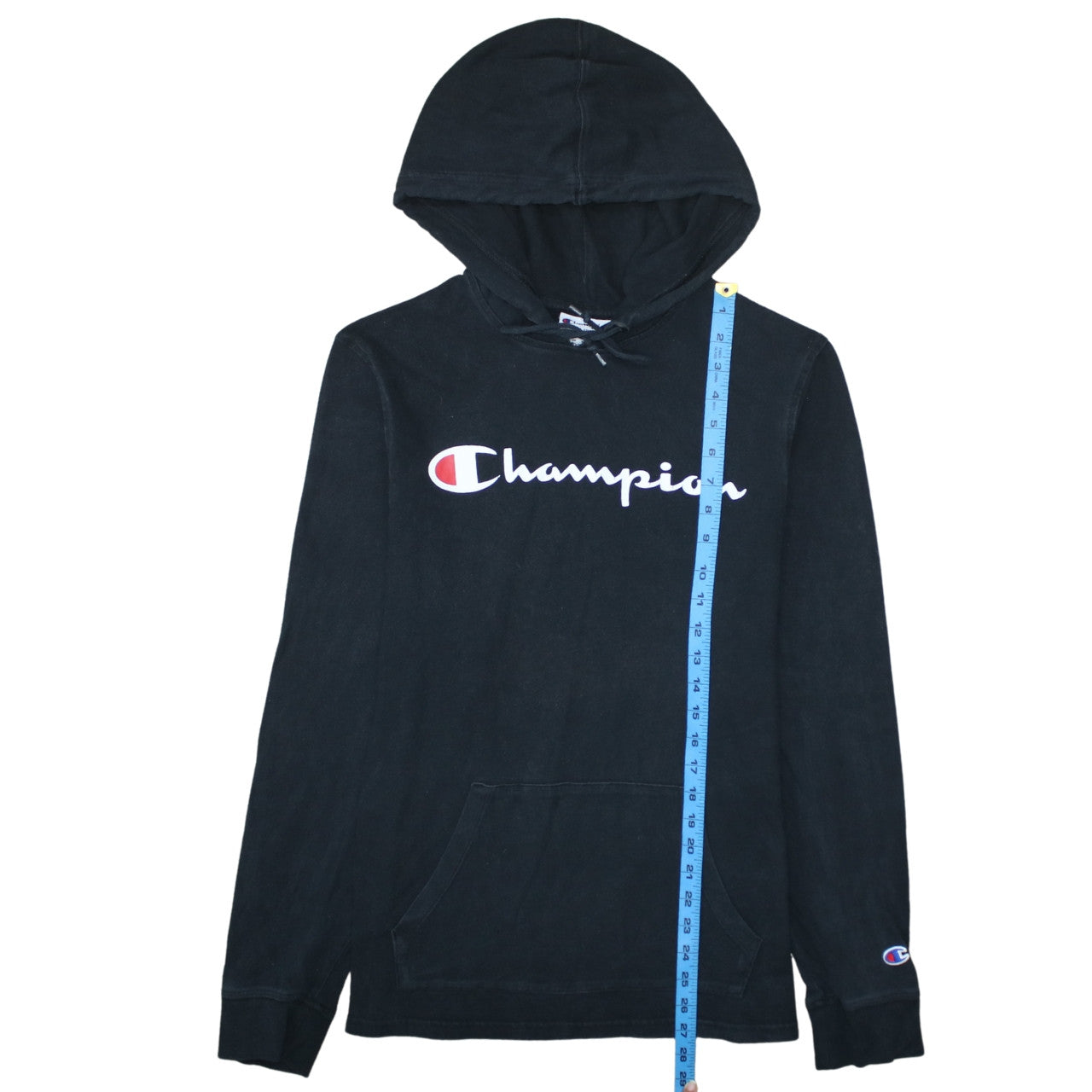 Mens UK Size M Champion Black Pullover Hoodie
