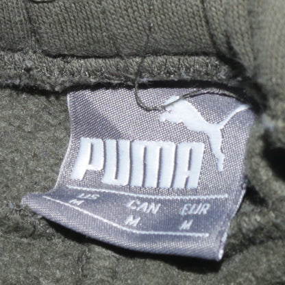 Mens UK Size M PUMA Regular Fit Jogger Green Trousers