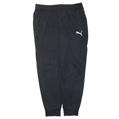 Mens UK Size L PUMA Regular Fit Jogger Black Trousers