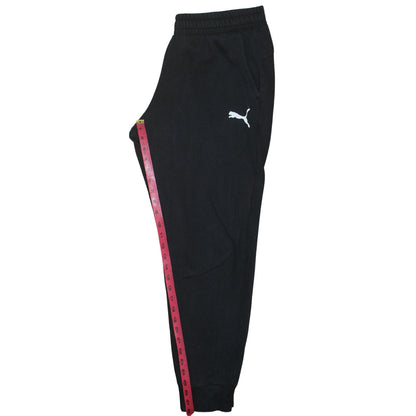 Mens UK Size L PUMA Regular Fit Jogger Black Trousers