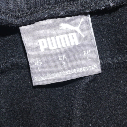Mens UK Size L PUMA Regular Fit Jogger Black Trousers