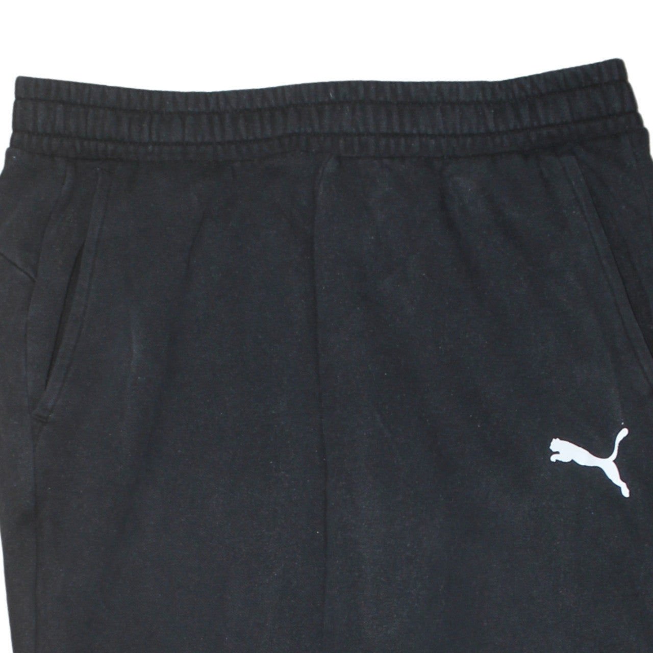 Mens UK Size L PUMA Regular Fit Jogger Black Trousers