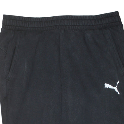 Mens UK Size L PUMA Regular Fit Jogger Black Trousers