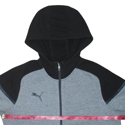 Mens UK Size L PUMA Grey Full Zip Hoodie