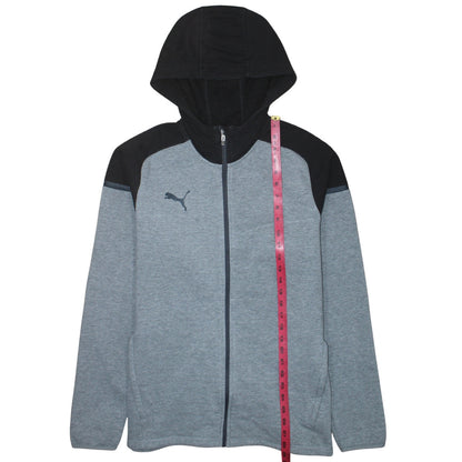 Mens UK Size L PUMA Grey Full Zip Hoodie