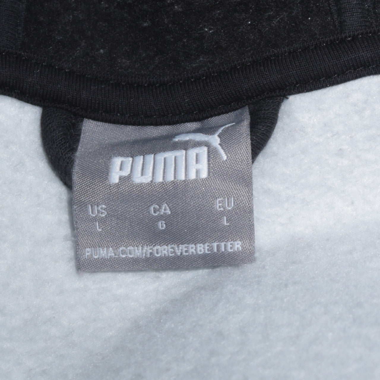 Mens UK Size L PUMA Grey Full Zip Hoodie