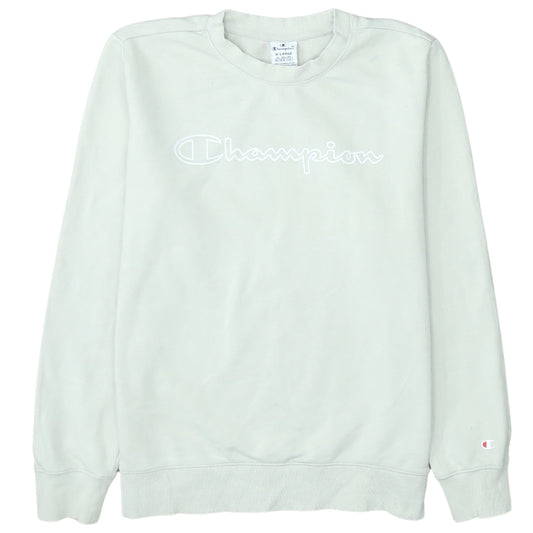 Mens UK Size XL Champion White Pullover Sweatshirt