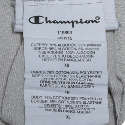 Mens UK Size XL Champion White Pullover Sweatshirt