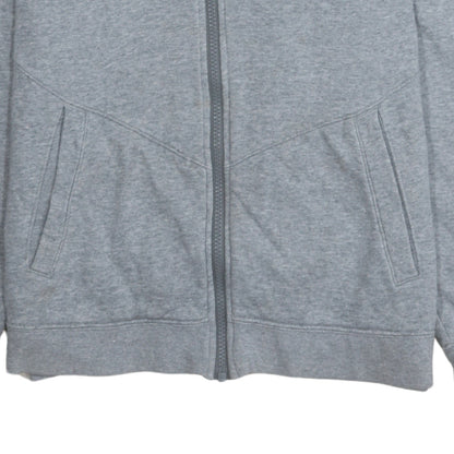 Nike Boys Grey Full Zip Hoodie XL 13-15 Years Fleece Sweatshirt