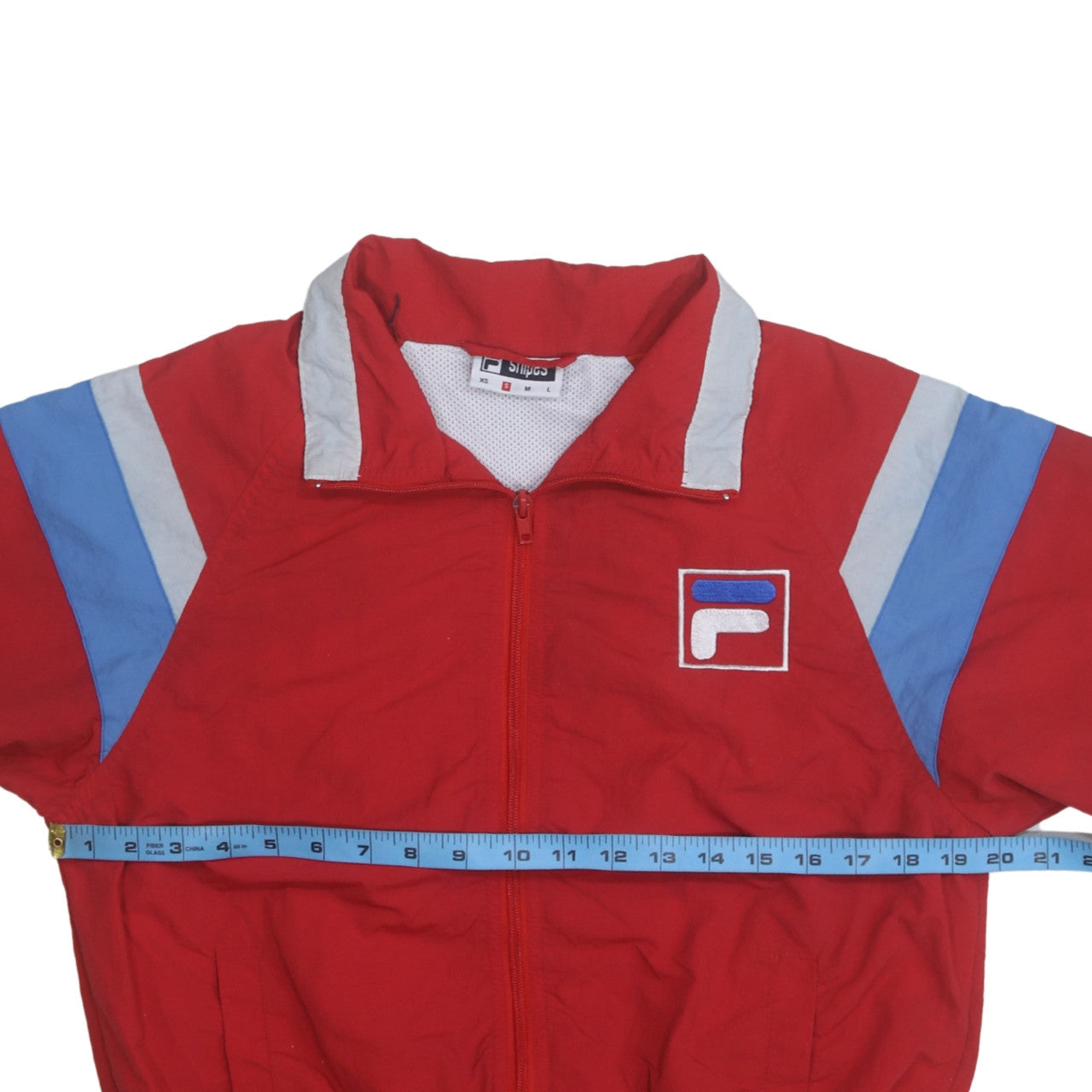 Mens UK Size S FILA Red Bomber Jacket