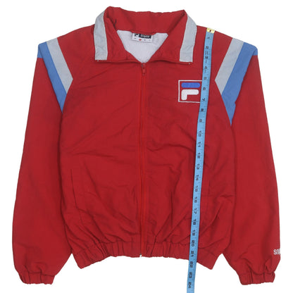 Mens UK Size S FILA Red Bomber Jacket