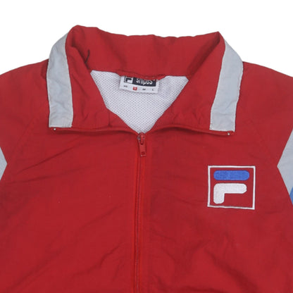 Mens UK Size S FILA Red Bomber Jacket