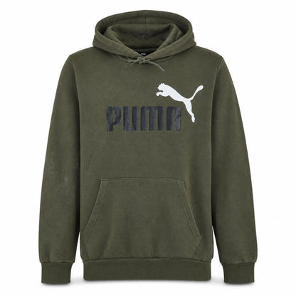 Mens UK Size XL PUMA Green Pullover Hoodie