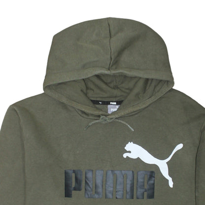 Mens UK Size XL PUMA Green Pullover Hoodie