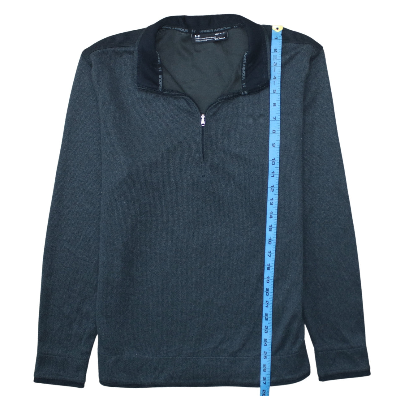 Mens UK Size L Under armour Grey Henley Sweatshirt