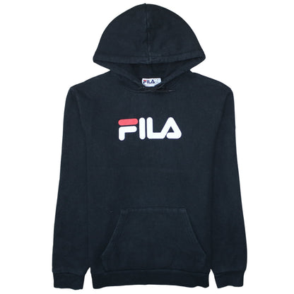 Mens UK Size M FILA Black Pullover Hoodie