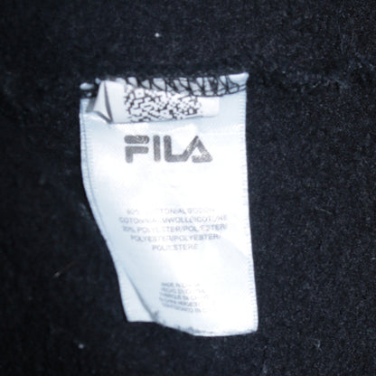 Mens UK Size M FILA Black Pullover Hoodie