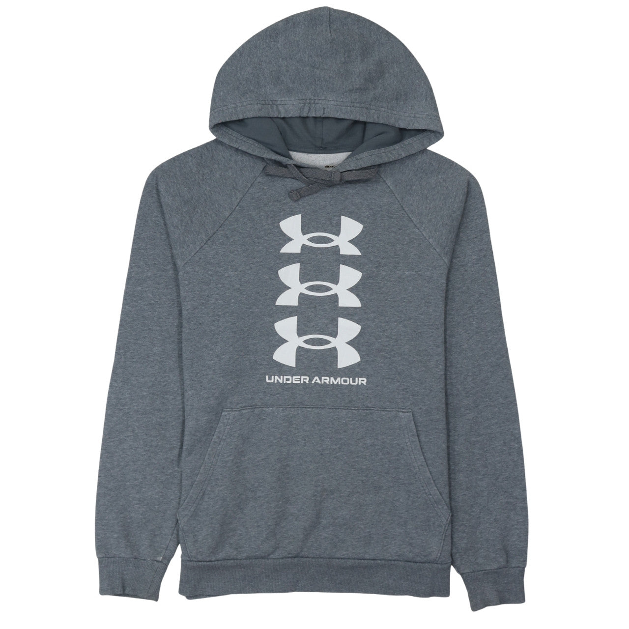 Mens UK Size S Under armour Grey Pullover Hoodie