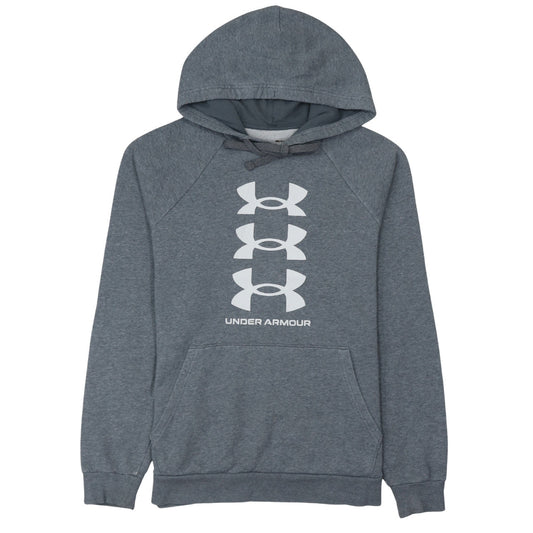 Mens UK Size S Under armour Grey Pullover Hoodie