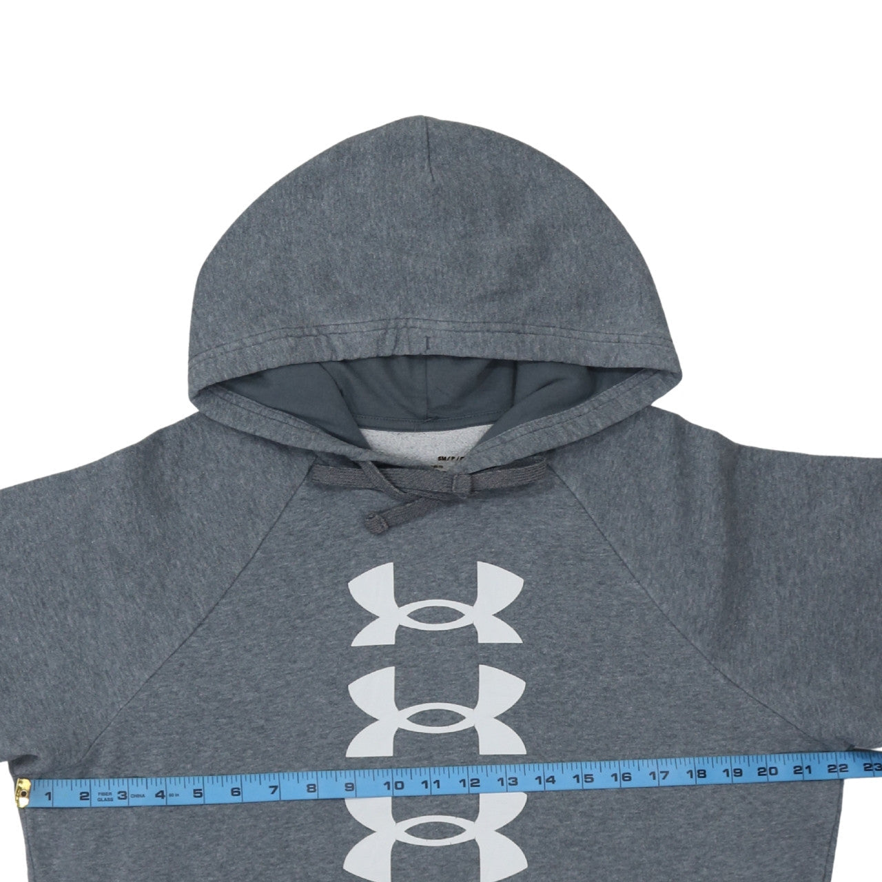Mens UK Size S Under armour Grey Pullover Hoodie