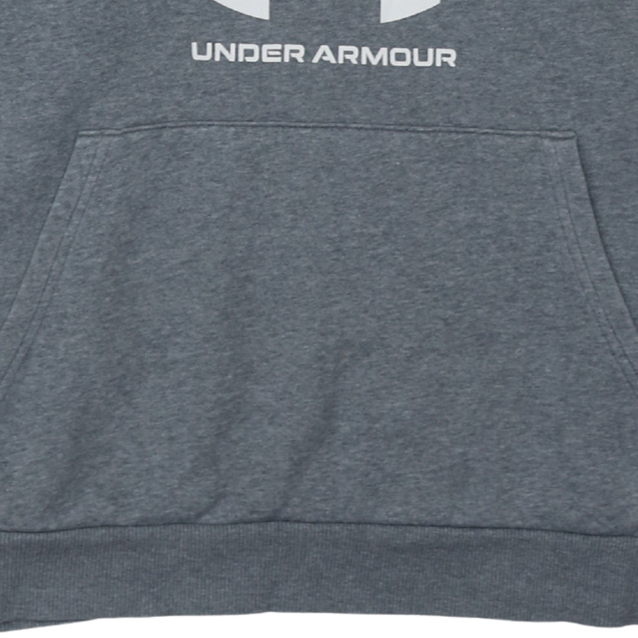 Mens UK Size S Under armour Grey Pullover Hoodie
