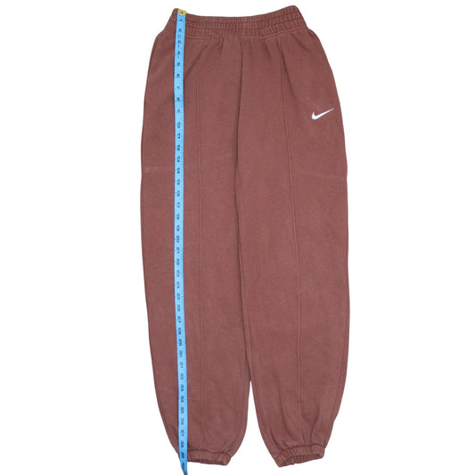 Womens UK Size S Nike Regular Fit Jogger Brown Trousers
