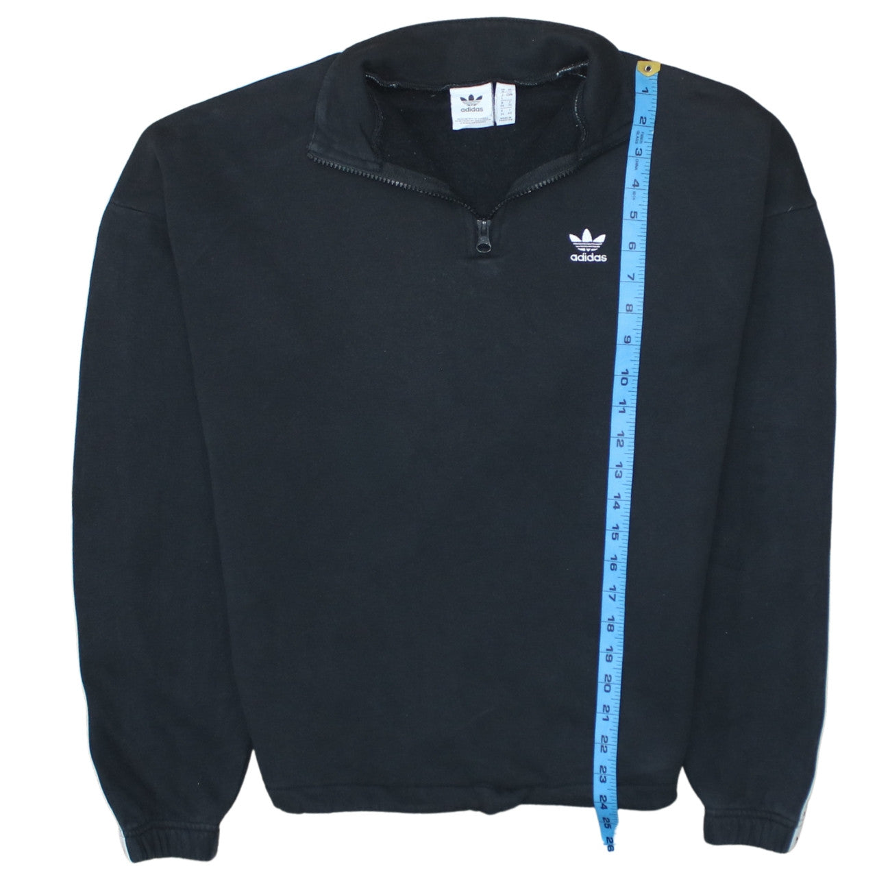 Womens UK Size 12 adidas Black Pullover Sweatshirt