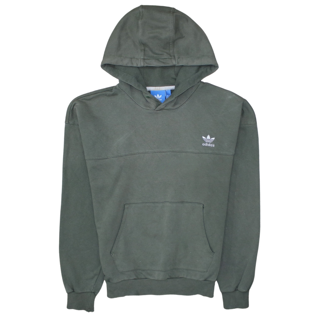 Mens UK Size S adidas Green Pullover Hoodie