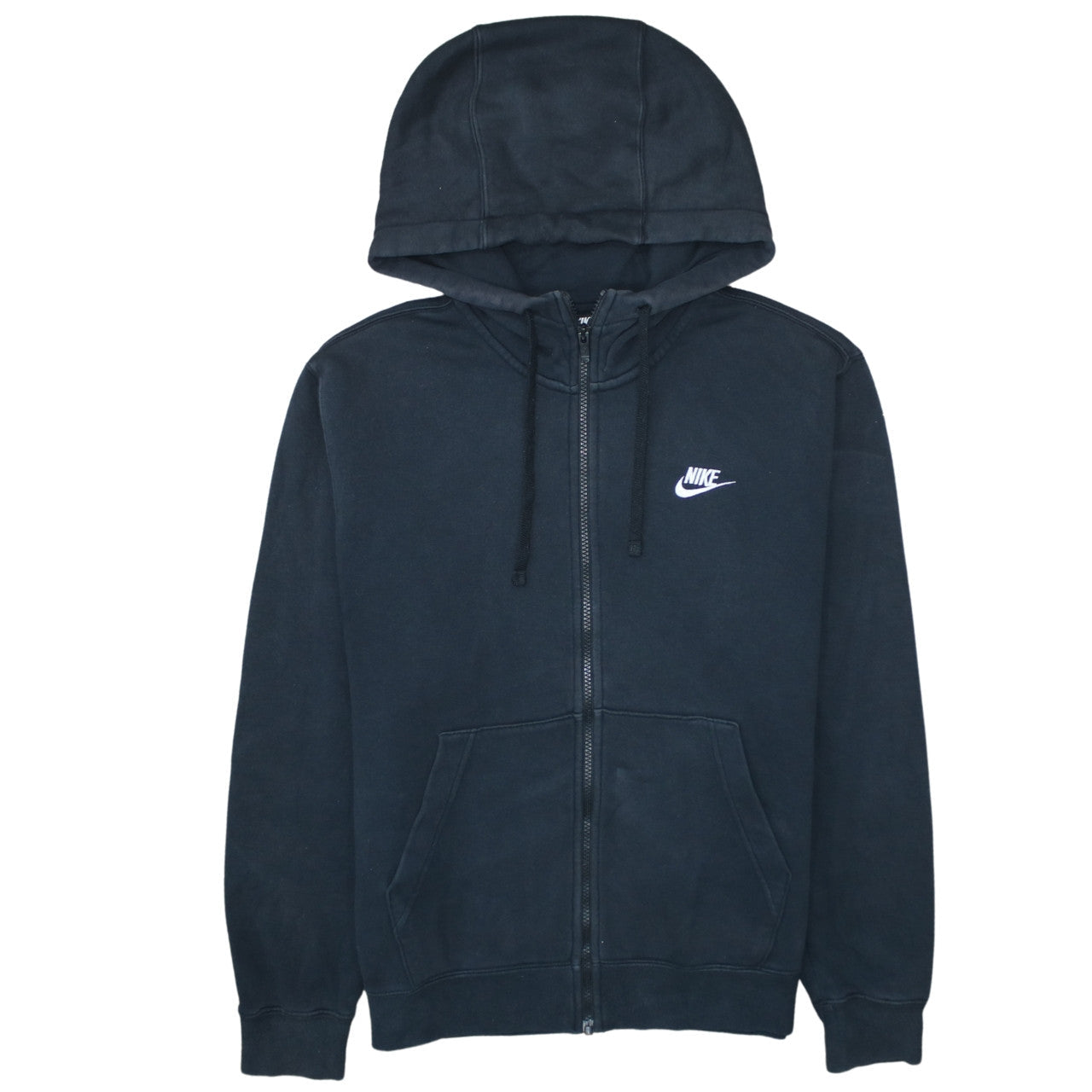 Mens UK Size S Nike Black Full Zip Hoodie