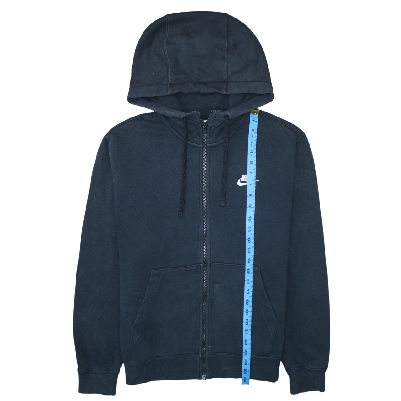 Mens UK Size S Nike Black Full Zip Hoodie
