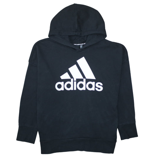 Womens UK Size 20 adidas Black Pullover Hoodie