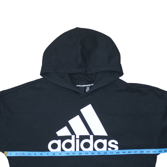 Womens UK Size 20 adidas Black Pullover Hoodie