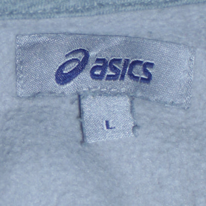 Mens UK Size L ASICS Grey Full Zip Hoodie