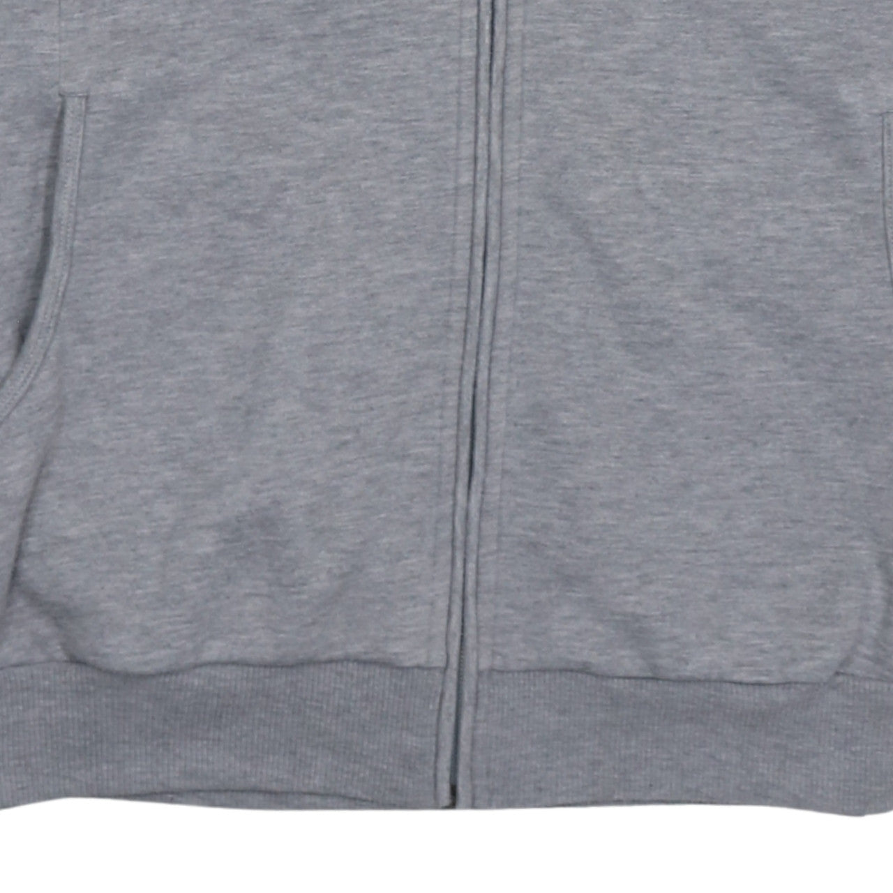 Mens UK Size L ASICS Grey Full Zip Hoodie