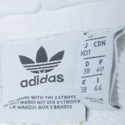 Womens UK Size 12 adidas White Pullover Hoodie