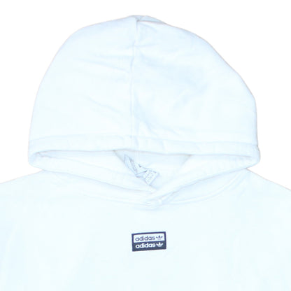Womens UK Size 12 adidas White Pullover Hoodie