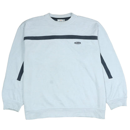 Mens UK Size XL ellesse Blue Pullover Sweatshirt