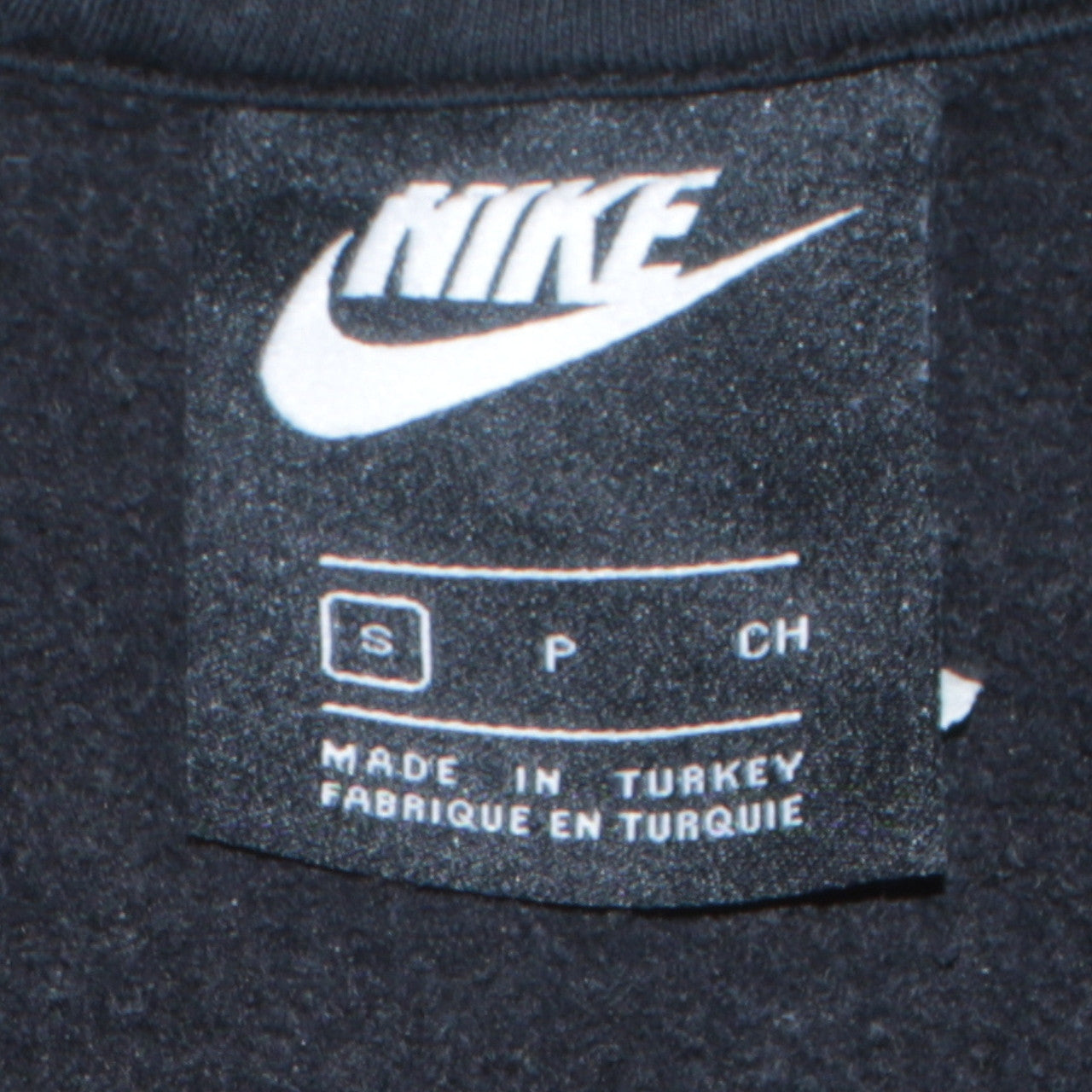 Mens UK Size S Nike Black Pullover Sweatshirt