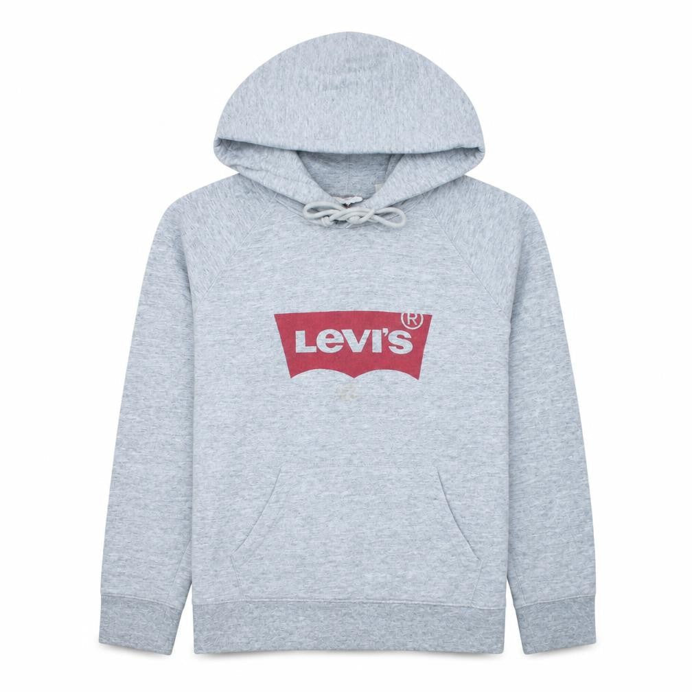 Mens UK Size L Levi's Grey Pullover Hoodie