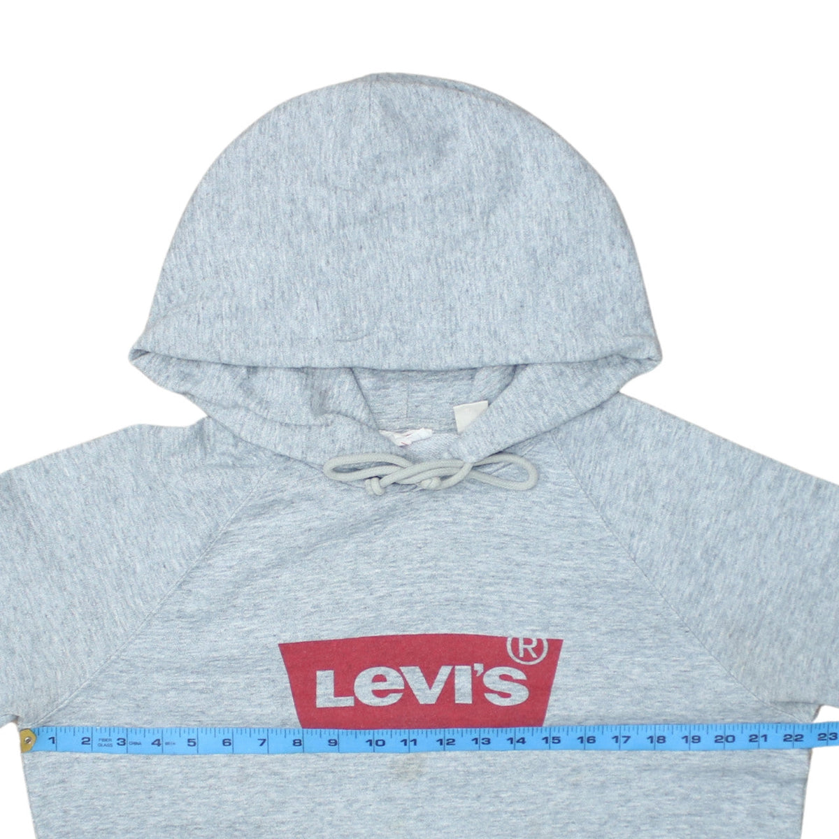 Mens UK Size L Levi's Grey Pullover Hoodie