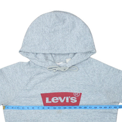 Mens UK Size L Levi's Grey Pullover Hoodie