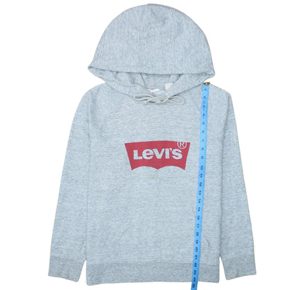 Mens UK Size L Levi's Grey Pullover Hoodie