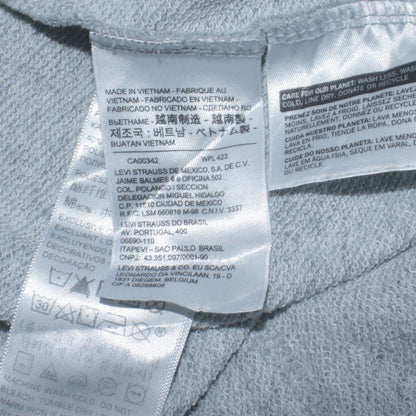 Mens UK Size L Levi's Grey Pullover Hoodie