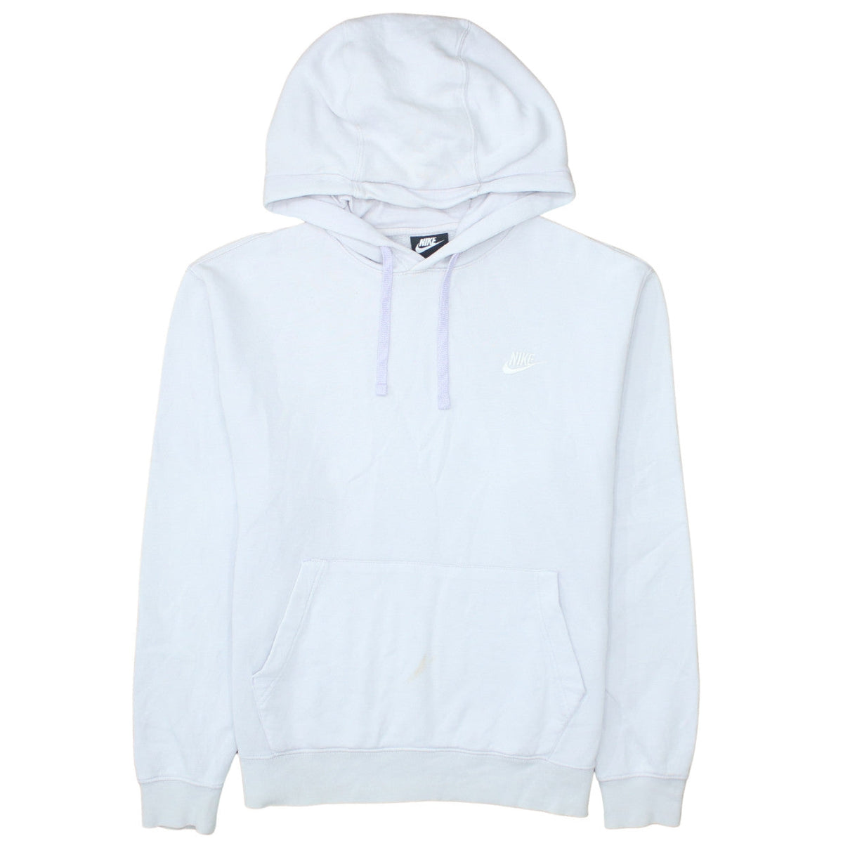 Mens UK Size M Nike White Pullover Hoodie