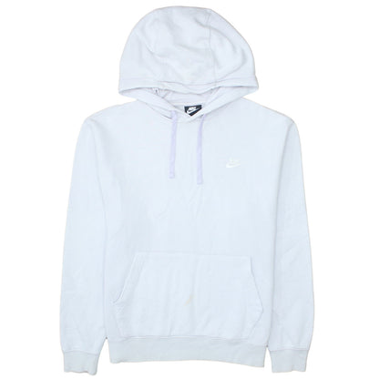 Mens UK Size M Nike White Pullover Hoodie