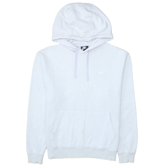 Mens UK Size M Nike White Pullover Hoodie